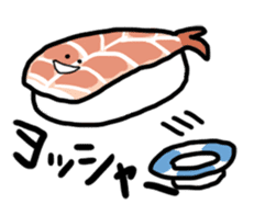 I'd like to eat sushi. sticker #3043695