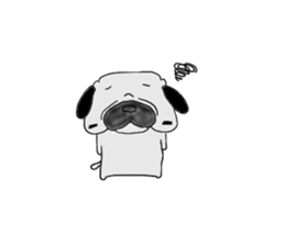 pug-dog sticer3 sticker #3044158