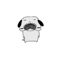 pug-dog sticer3 sticker #3044162