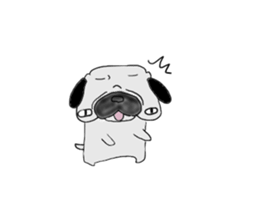 pug-dog sticer3 sticker #3044163