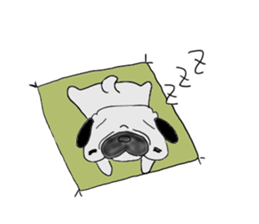 pug-dog sticer3 sticker #3044165