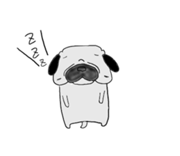 pug-dog sticer3 sticker #3044166