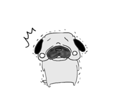pug-dog sticer3 sticker #3044174