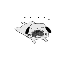 pug-dog sticer3 sticker #3044184