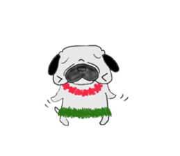 pug-dog sticer3 sticker #3044192