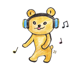 Mu's Bear sticker #3044213
