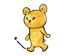 Mu's Bear sticker #3044220
