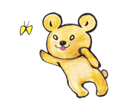 Mu's Bear sticker #3044221