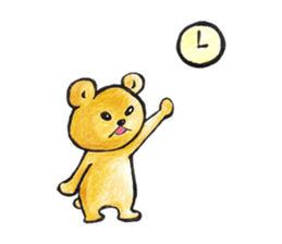 Mu's Bear sticker #3044224