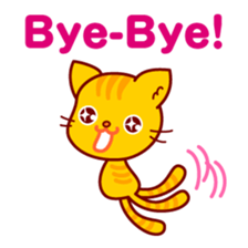 Cats talk. sticker #3044291