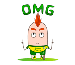 The soccer crazy #English sticker #3044555