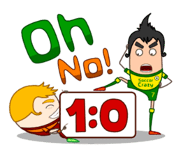 The soccer crazy #English sticker #3044562