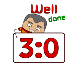 The soccer crazy #English sticker #3044567