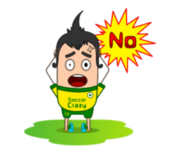The soccer crazy #English sticker #3044572