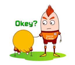 The soccer crazy #English sticker #3044580