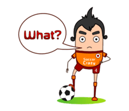The soccer crazy #English sticker #3044582