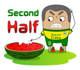 The soccer crazy #English sticker #3044589