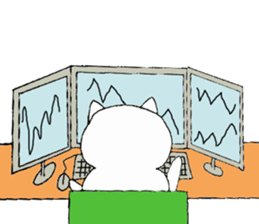 Investors Date cat's sticker #3044790