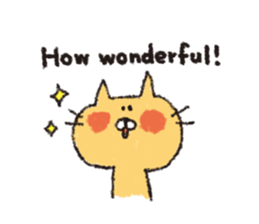 Sticker of the heartwarming cat sticker #3045122