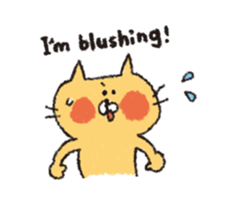 Sticker of the heartwarming cat sticker #3045133