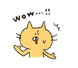 Sticker of the heartwarming cat sticker #3045136