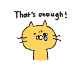 Sticker of the heartwarming cat sticker #3045138