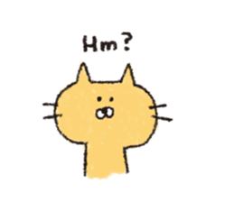 Sticker of the heartwarming cat sticker #3045143