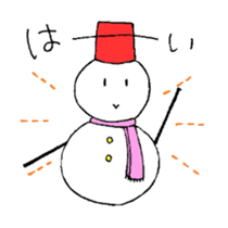 PRETTY SNOWMEN sticker #3045319