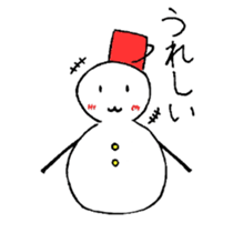 PRETTY SNOWMEN sticker #3045320