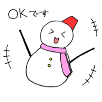 PRETTY SNOWMEN sticker #3045321