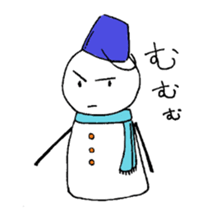 PRETTY SNOWMEN sticker #3045326
