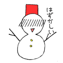 PRETTY SNOWMEN sticker #3045330