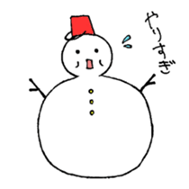 PRETTY SNOWMEN sticker #3045335