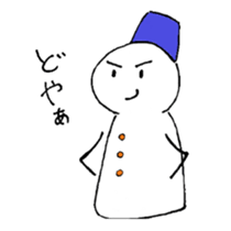 PRETTY SNOWMEN sticker #3045336