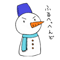PRETTY SNOWMEN sticker #3045343