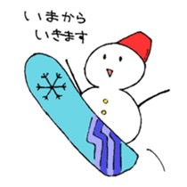 PRETTY SNOWMEN sticker #3045347
