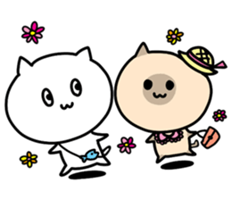 Emotional cat and Friends sticker #3045619