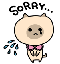 Emotional cat and Friends sticker #3045622