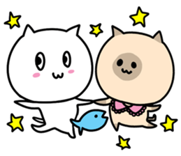 Emotional cat and Friends sticker #3045623