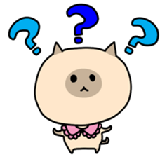 Emotional cat and Friends sticker #3045627