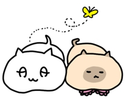 Emotional cat and Friends sticker #3045633