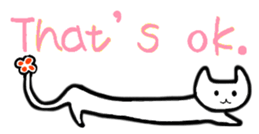 Nina of a cat(English version) sticker #3045637