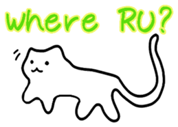 Nina of a cat(English version) sticker #3045638