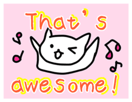 Nina of a cat(English version) sticker #3045641