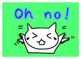 Nina of a cat(English version) sticker #3045642