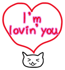 Nina of a cat(English version) sticker #3045670