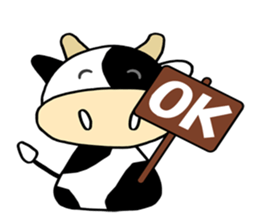 Two cows (English) sticker #3045795