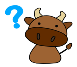 Two cows (English) sticker #3045797