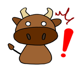 Two cows (English) sticker #3045798