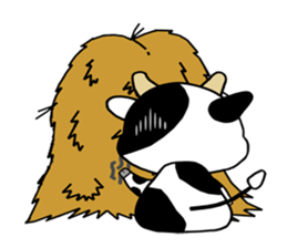 Two cows (English) sticker #3045804